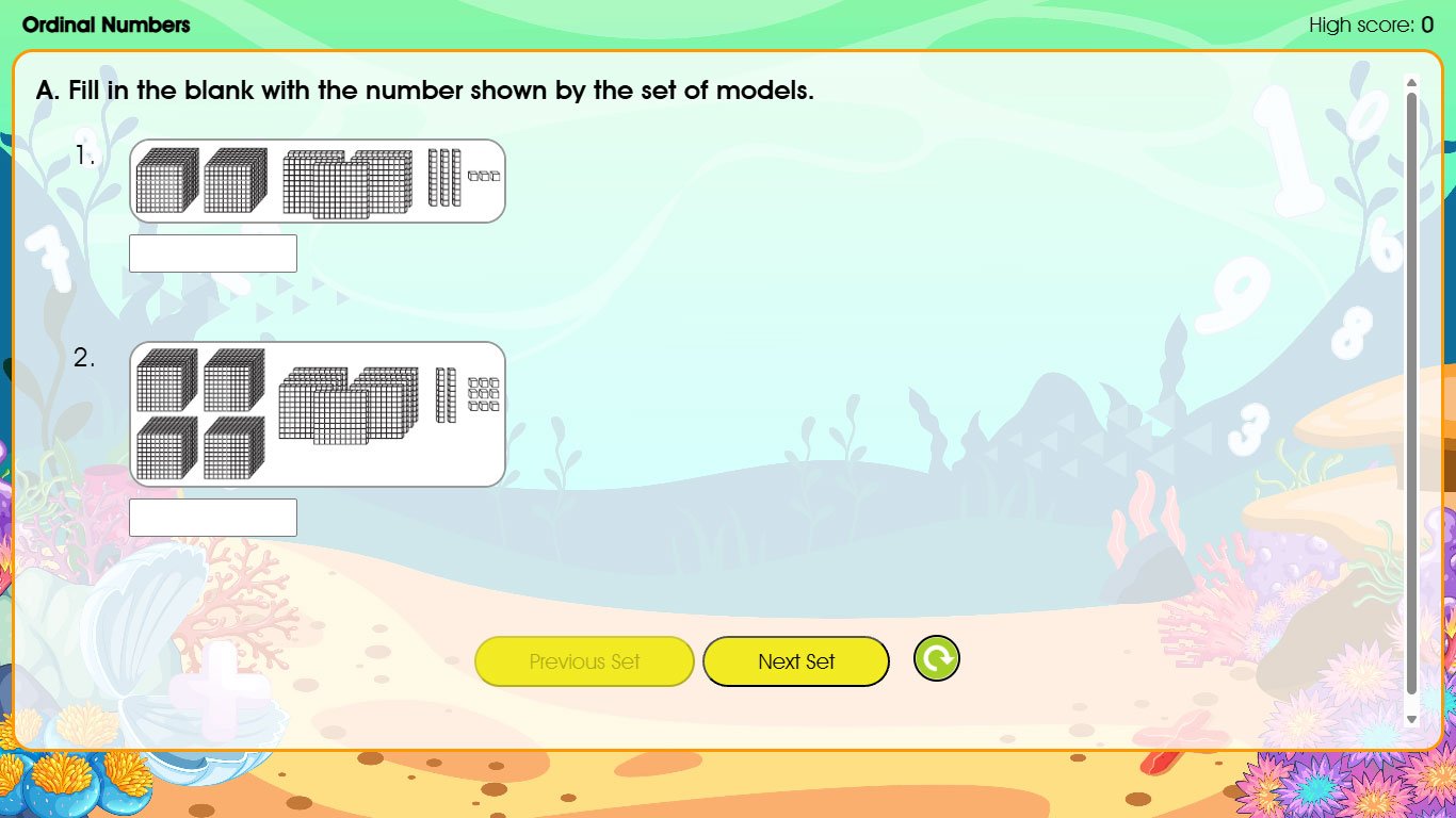 Phamilly Numbers Test Ordinal Numbers Chapter Test - Abiva Digital